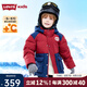 Levi's李維斯兒童棉服男女童冬季外套保暖童裝 草本紅 140 /68 【建議身高128-140cm】