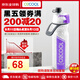 O2COOL噴霧水杯 兒童學(xué)生保冷戶(hù)外便攜擠壓式軟水壺夏季男女學(xué)生冰水瓶 經(jīng)典款-紫色 590ML590ml