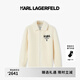 Karl Lagerfeld卡爾拉格斐春季新款休閑夾克老佛爺男裝1K1D70101382 白色 2XL (54)