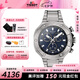 天梭（TISSOT）【七夕節(jié)禮物】競速系列石英機(jī)芯計時男表摩托車運(yùn)動瑞士手表 藍(lán)盤鋼帶T141.417.11.041.00