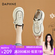 達(dá)芙妮（DAPHNE）網(wǎng)面鞋女夏季透氣板鞋休閑鞋英倫風(fēng)學(xué)生增高小白鞋厚底2025新款 米黑色 37標(biāo)準(zhǔn)碼