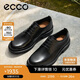 愛步（ECCO）皮鞋男 牛皮增高商務正裝德比鞋 都市奧斯陸550224 黑色41