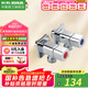 科勒（KOHLER）冷熱水角閥水槽龍頭衛(wèi)浴通用開關銅材角閥三通閥門止水閥76390T 角閥(兩只裝)銀色