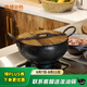 鐵娃公社燉鍋湯鍋家用煲湯鐵鍋琺瑯鍋無(wú)涂層不粘鍋純手工熟鐵鍋 雙耳燉鍋 26cm
