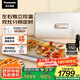 松下（Panasonic）【國家補貼】金色多用途鍋 聚嗨盤 電烤盤烤肉鍋多功能鍋料理燒烤火鍋一體鍋左右獨立控溫 NF-M1-N