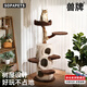 獸牌樹(shù)屋貓爬架大型貓樹(shù)貓窩一體實(shí)木貓抓柱小戶型貓架子豪華貓屋別墅 樹(shù)屋貓爬架【經(jīng)典色】