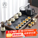 尚言坊汝窯茶具整套帶茶盤一體式全自動高檔茶臺茶杯功夫泡茶器全套裝