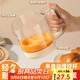 杰凱諾半自動(dòng)手持打蛋器攪拌杯打蛋杯半自動(dòng)攪奶油家用攪拌杯 米白色