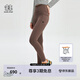 KOLON SPORT/可隆緊身褲 女子戶外露營彈力運動休閑打底褲子【OBLI-K系列】 LKLG4ST712-DN 深棕色 170/L