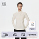 KOLON SPORT/可隆半拉鏈長(zhǎng)袖T恤 女子戶外登山S-FUNCTIONAL吸濕速干內(nèi)搭 LKZT5SN064-CR 淡鵝黃 XL 175/96A