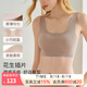 華歌爾藍(lán)標(biāo)內(nèi)衣女無鋼圈花生插片日本同款棉感內(nèi)衣文胸罩WB8637 淺棕色 M (160/79-87)