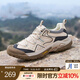 駱駝（CAMEL）【踏山】戶外登山鞋男夏季新款透氣舒適徒步運(yùn)動工裝鞋子 G14S342046 杏色 42