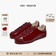 FOOT INDUSTRY 足下工業(yè) 「2025新款」芭蕾德訓(xùn)鞋無內(nèi)里系列紅色薄底舒適休閑 酒紅色 39