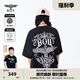 BOY LONDON【都鐸王朝】春夏情侶款T恤老鷹印花短袖N01030 黑色 XL