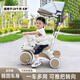 麥格萌兒童三輪車(chē)1-3歲遛娃神器推車(chē)腳踏車(chē)輕便手推車(chē)寶寶三輪車(chē)滑步車(chē) 三輪車(chē)兒童卡其棕【頂配款+車(chē)篷+燈光音樂(lè )】 六一兒童節禮物兒童手推車(chē)3-6歲溜溜車(chē)滿(mǎn)月周歲禮物