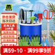 漫德萊趕海工具兒童挖沙鏟土園藝工具折疊水桶手套趕海套裝工具10件套