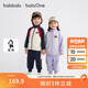 巴拉巴拉balaone兒童套裝男童女童寶寶長(cháng)袖2025秋學(xué)院風(fēng)舒適208325104204