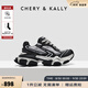 CHERY KALLY【周也同款】輕奢厚底老爹鞋女2025春秋新款潮酷炸街運動(dòng)休閑女鞋 黑色 【侯明昊/李浩菲同款】 37