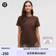 lululemon丨Love 女士圓領 T 恤 LW3EYDS 熔巖棕 XXS /2
