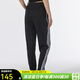 阿迪達(dá)斯 （adidas）女褲運(yùn)動(dòng)褲春季新款休閑褲寬松透氣三條紋直筒錐形長褲戶外褲 HZ5646/建議拍小一碼 XL