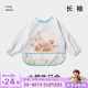 taoqibaby兒童罩衣嬰兒吃飯圍兜寶寶圍嘴防濺衣防水反穿衣口水兜四季通用