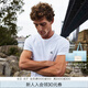 Calvin KleinJeans【七夕禮盒】夏季男女情侶ck純棉落肩袖寬松短袖T恤40HM229 YAA-亮白色 L （推薦150-170斤）