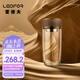雷德夫（LEIDFOR）G7 雙層玻璃杯茶杯男款2024新款保溫水杯 楓葉金 380ml