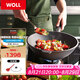 WOLL德國(guó)制造尊貴鉆石XR系列30cm燃?xì)庠罴矣脽o(wú)油煙不粘炒鍋炒鍋