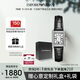 安普里奧·阿瑪尼（Emporio Armani）滿天星小方表系列女手表女士太陽紋表盤復(fù)古皮帶送女友AR11623