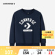 Converse 匡威童裝男女童套頭衛(wèi)衣2025春季新款兒童舒適休閑上衣 藏青藍(lán) 160 /76 【建議身高152-158cm】