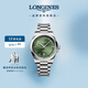 浪琴（LONGINES）瑞士手表 康卡斯系列悅動(dòng) 機(jī)械鋼帶男表L38304026