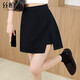 絲柏舍2026夏裝新款女通勤高腰簡(jiǎn)約顯瘦小個(gè)子短裙開(kāi)叉半身裙
