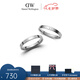 丹尼爾惠靈頓（DanielWellington）dw戒指女 經(jīng)典玫瑰金色情侶對戒 七夕情人節(jié)禮物送女友送男友 經(jīng)典月光銀+水晶，聯(lián)系客服備注