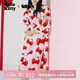 野獸派家居（tbh）三麗鷗Hello Kitty云綿絨家居睡裙四季可外穿女士睡衣家居服  M