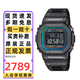 卡西歐（CASIO）手表男G-SHOCK小方銀金塊光能藍(lán)牙電波防水多功能電子日韓表禮物 40周年小方塊GMW-B5000BPC-1