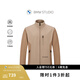 BMW STUDIO寶馬男裝秋冬季保暖潮流時(shí)尚百搭通勤拼接男士夾克外套 TOASTY BROWN L