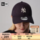NEW ERA紐亦華MLB棒球帽男女情侶軟頂NY LA刺繡彎檐帽子920 13793052-黑色-NY OSFM（56-62CM）