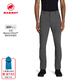 猛犸象（MAMMUT）【初秋推薦】Trekkers 3.0 男士彈力舒適防風(fēng)抗水徒步長(zhǎng)褲軟殼褲 銀黑色 M