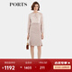 PORTS寶姿修身魚尾裙秋季新款時(shí)尚印花連衣裙ALD9D012LWP096 CAME1 MIX L (8)