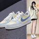 耐克（NIKE） 女鞋子女 25秋季新款運(yùn)動(dòng)鞋透氣大童低幫板鞋休閑鞋 【清倉(cāng)特價(jià)】COURT-海鹽芝士/曬圖退10 38