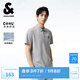 杰克·瓊斯（JACK&JONES）男裝25年精致虎頭刺繡涼感短袖polo衫男士夏季商務(wù)半袖翻領(lǐng)T恤 淺灰C39 M