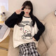 俊俊穗迪美睡衣女款春秋季2025年新款純棉長(zhǎng)袖卡通可愛(ài)大碼可外穿家居服套裝 長(zhǎng)袖-Z-6642 M 【建議70-80斤】