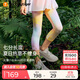 moodytiger【仙女家族】女童緊身褲涼感防曬夏季褲子高彈速干兒童修身七分褲