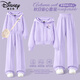 迪士尼（Disney）童裝洋氣韓版女童秋季運動(dòng)套裝2025秋季新款休閑兒童開(kāi)衫衛衣上衣