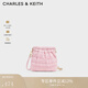 CHARLES&KEITH蝴蝶結流浪包雙肩包女生日禮物CK2-60782390-A Pink粉紅色 小包