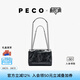 PECO946單肩真皮鏈條中號嬉皮包新款油蠟皮斜挎包送女友禮物七夕禮物 經(jīng)典黑 頭層油蠟牛皮 現(xiàn)貨