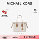 MICHAEL KORS邁克高仕 MK【七夕禮物】經(jīng)典款 Voyager 中號單肩包 香草白 150 中號 順豐空運 極速發(fā)貨