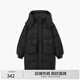 愛居兔冬季新款休閑時(shí)尚大口袋多色連帽羽絨服EWRAJ4N720A 黑色61 155/80A/S