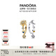 潘多拉（PANDORA）吟光耳環(huán)日月圖案鑲嵌不對(duì)稱設(shè)計(jì)閃耀精致七夕情人節(jié)禮物送女友 吟光 耳環(huán) 均碼
