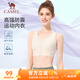駱駝（CAMEL）速干運動內(nèi)衣外穿跑步健身一體bra背心 Y25BAWL6003 燕麥黃 M